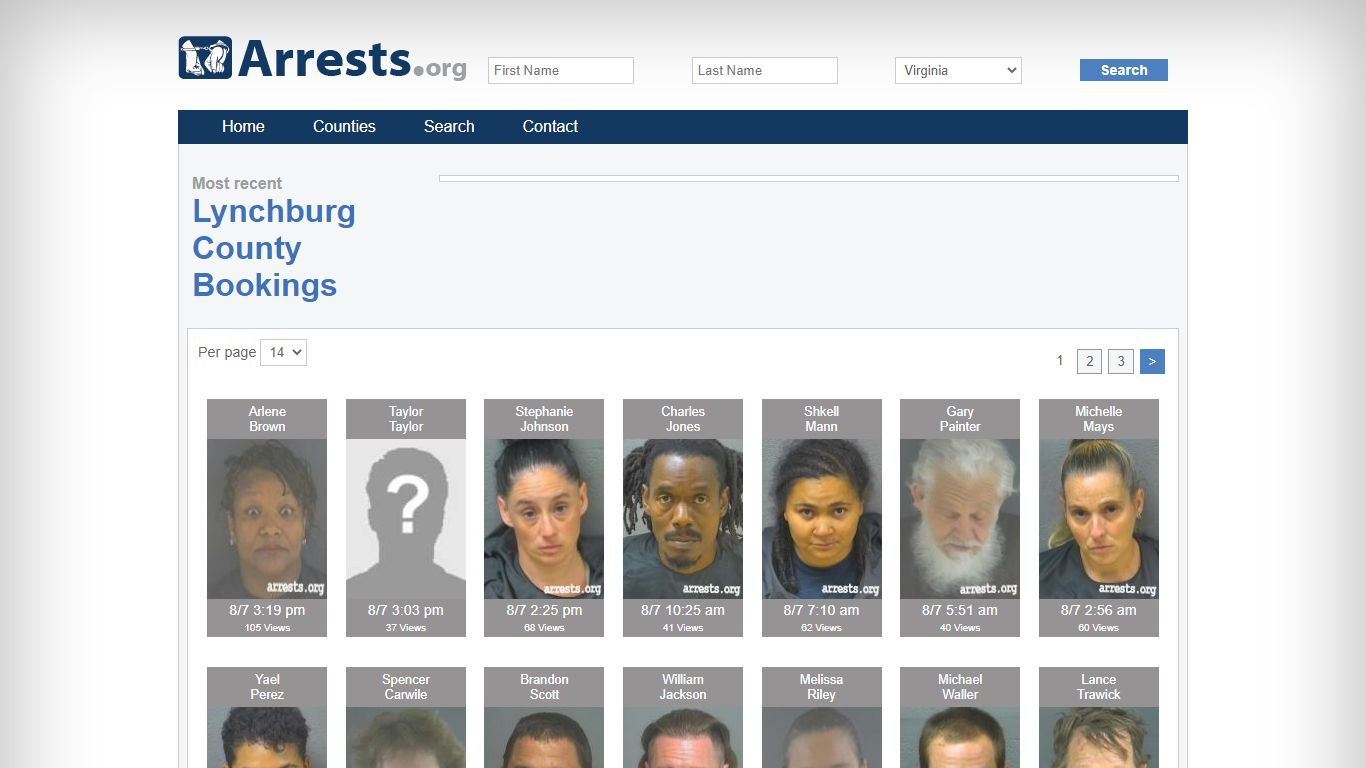 Lynchburg County Arrests and Inmate Search